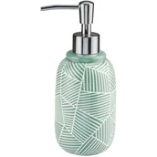 Mydelniczki i dozowniki mydła - Kleine Wolke Serena ceramiczny dozownik do mydła zielony - miniaturka - grafika 1