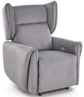 Fotele - Nowoczesny szary fotel rozkładany T4-G94 - miniaturka - grafika 1