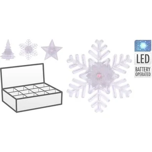 Dekoracja na okno LED przyssawka 9 cm - Ozdoby bożonarodzeniowe - miniaturka - grafika 1