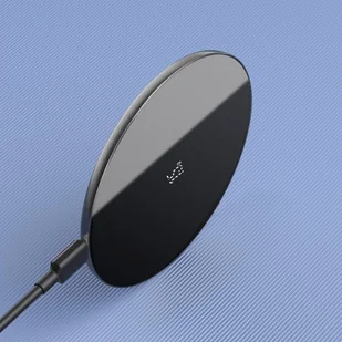Baseus bezprzewodowa ładowarka Qi 15 W + kabel USB Typ C czarny (WXJK-B01) - Ładowarki do telefonów - miniaturka - grafika 7
