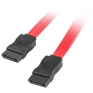 Kable komputerowe i do monitorów - LANBERG Kabel SATA Lanberg DATA III 6Gb/s F/F 0,3m czerwony CA-SASA-10CU-0030-R - miniaturka - grafika 1
