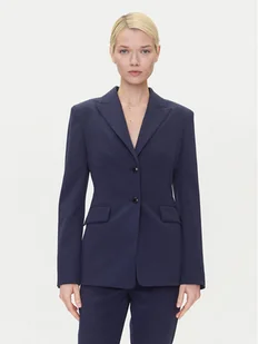 HUGO Marynarka Asmalla-1 50533901 Granatowy Slim Fit - Marynarki i żakiety damskie - miniaturka - grafika 1