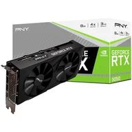 Karty graficzne - PNY GeForce RTX 3050 VERTO Dual 8GB GDDR6 - miniaturka - grafika 1