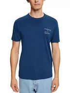 Koszulki męskie - ESPRIT T-shirt męski, 450/Petrol Blue, S - miniaturka - grafika 1