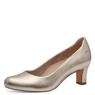 Czółenka - Tamaris Damskie 8-82403-42 czółenka, LT Gold, 40 EU szerokie, Lt Gold, 40 EU Weit - miniaturka - grafika 1