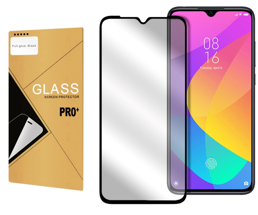 Szkło HARTOWANE FULL GLUE 5D 9H do Xiaomi Mi9 Lite