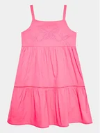 Sukienki i spódniczki dla dziewczynek - United Colors Of Benetton Sukienka codzienna 4JO1GV00V Różowy Regular Fit - miniaturka - grafika 1