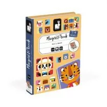 Janod Magnetyczna Układanka Puzzle Zwierzątka Magnetibook, - Układanki dla dzieci - miniaturka - grafika 2