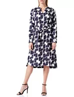 Sukienki - bugatti Sukienka damska W1205-21385, granatowa-380, standardowa, Marine-380, 34 - miniaturka - grafika 1