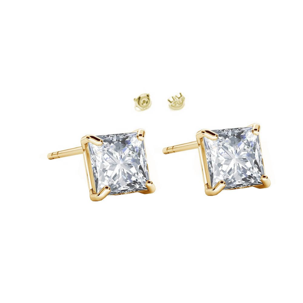 Kolczyki Pozłacane z Cyrkoniami