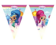 Urodziny dziecka - PROCOS DISNEY Baner flagi Shimmer i Shine - 230 cm - 1 szt. 89949 - miniaturka - grafika 1