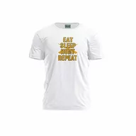 Koszulki męskie - Green Fish, Męski T-shirt z cyfrowym nadrukiem,% 100 bawełna, biały, na co dzień, męskie topy, rozmiar: XL, biały, XL - miniaturka - grafika 1