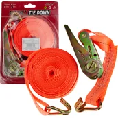 Pasy transportowe - Pas Transportowy Napinacz Grzechotka Hak 5,25M 2T - miniaturka - grafika 1