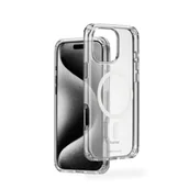 Etui i futerały do telefonów - Hama Etui na telefon komórkowy Extreme Protect do iPhone 16 Pro Max i MagSafe (D3O, odporne na uderzenia, upadki, nietłukące, przezroczyste etui na iPhone'a bez żółknięcia, magnetyczne etui do - miniaturka - grafika 1
