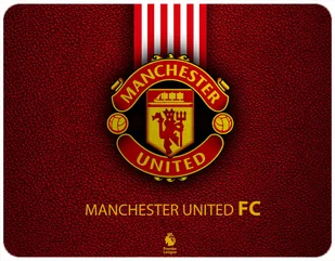 PODKŁADKA POD MYSZKĘ MAN UNITED Z IMIENIEM 23x19CM DO LAPTOPA - Podkładki pod mysz - miniaturka - grafika 1