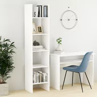 Regały - vidaXL Lumarko Regał na książki, biały, 40x35x180 cm, płyta wiórowa 803398 - miniaturka - grafika 1