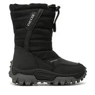 Buty dla chłopców - Śniegowce Geox J Himalaya Boy B Abx J26FRA 0FU54 C9999 M Czarny - miniaturka - grafika 1