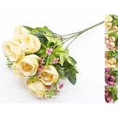 Sztuczne kwiaty - Róża bukiet x10 - miniaturka - grafika 1