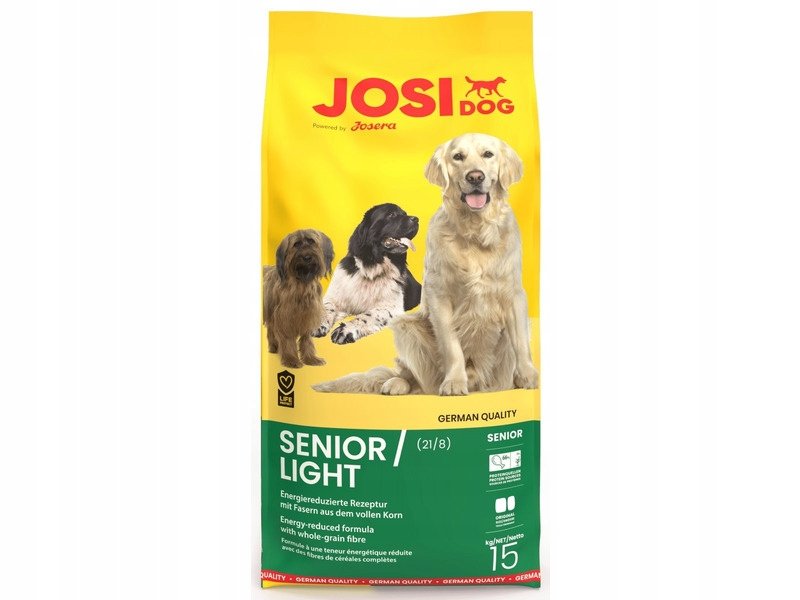 JosiDog Senior Light, z kurczakiem - 15 kg
