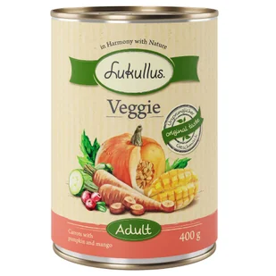 Lukullus Naturkost Veggie, 1 x 400 g 1 x 400 g - Mokra karma dla psów - miniaturka - grafika 1