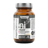 Suplementy naturalne - PHARMOVIT Pharmovit Herballine Nikotin 60 kapsułek - miniaturka - grafika 1