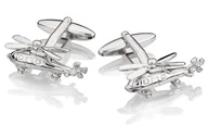 Spinki do mankietów i krawatów - Spinki do mankietów Helikopter SD-1388 - miniaturka - grafika 1