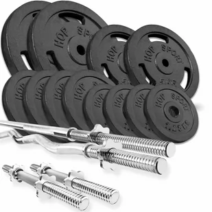 Hop-Sport Zestaw Obciążeń HS Strong 59 kg - Pozostały sprzęt siłowy - miniaturka - grafika 1