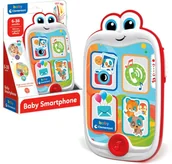 Zabawki interaktywne dla dzieci - Clementoni Interaktywny Smartfon Dziecięcy 6-36m - miniaturka - grafika 1