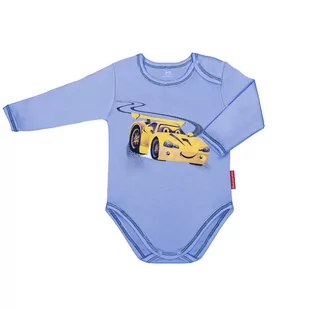 Body niemowlęce chłopięce dla niemowlaka długi rękaw niebieskie 74 - Body dla niemowląt - miniaturka - grafika 1