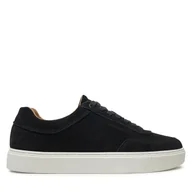 Sneakersy męskie - Sneakersy Calvin Klein Lace Up Suede HM0HM01792 Czarny - miniaturka - grafika 1