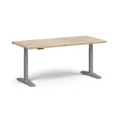 Stoły warsztatowe - Stół warsztatowy z regulacją wysokości ULIX, elektryczny, 1700 x 800 x 690-1340 mm, podstawa szara - miniaturka - grafika 1