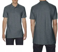 Koszulki męskie - Koszulka POLO Polówka Męska BAWEŁNA Double Pique Gildan 64800 SZARA XL - miniaturka - grafika 1