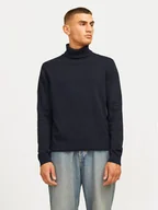 Swetry męskie - Jack&Jones Golf Basic 12258051 Granatowy Regular Fit - miniaturka - grafika 1