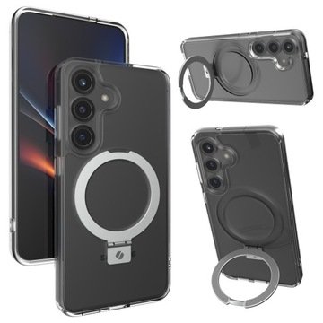 Etui Z Podstawką Do Galaxy S25 Pancerne Ring Obudowa Case Do Magsafe
