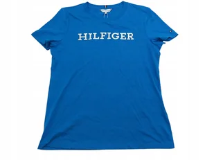 Tommy Hilfiger WW0WW40057 CZU, t-shirt damski, niebieski, rozmiar M - Koszulki i topy damskie Tommy Hilfiger WW0WW40057 CZU, t-shirt damski, niebieski, rozmiar M - Koszulki i topy damskie - miniaturka - grafika 1