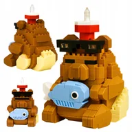 Klocki - Zestaw Klocków Kapibara Klocki Rybka Okulary Capybara Do Zbudowania 437 el - miniaturka - grafika 1