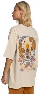 Koszulki i topy damskie - t-shirt damski BILLABONG TRUE TIGER TEE Antique White - ANW - grafika 1