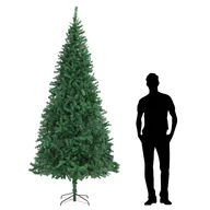 Choinki - vidaXL Sztuczna choinka, 300 cm, zielona - miniaturka - grafika 1