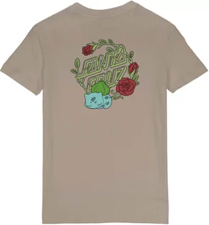 Koszulki i topy damskie - t-shirt damski SANTA CRUZ POKEMON GRASS TYPE 1 TEE Warm Grey - grafika 1