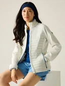 Kurtki i kamizelki sportowe damskie - Regatta Kurtka hybrydowa "Clumber" w kolorze białym - miniaturka - grafika 1