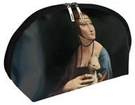 Kosmetyczki, organizery i kuferki - Kosmetyczka Dama z gronostajem Leonardo da Vinci - miniaturka - grafika 1