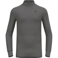 Pozostała odzież narciarska - Koszulka męska ODLO BL TOP turtle neck l/s ACTIVE WARM roz. L Szara - miniaturka - grafika 1