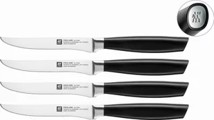 ZWILLING All * Star - zestaw 4 noży do steków 12 cm srebrny - Noże kuchenne - miniaturka - grafika 1
