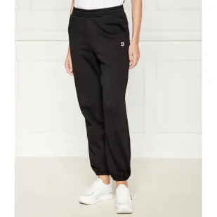Karl Lagerfeld Spodnie dresowe ikonik 2.0 | Regular Fit - Dresy damskie - miniaturka - grafika 1