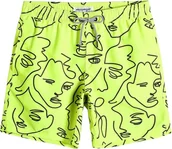 Kąpielówki męskie - Męskie spodenki kąpielowe Szybkoschnące kąpielówki w paski Rozmiar XL - miniaturka - grafika 1