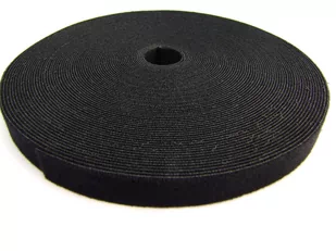 Praxa WOJTAP Dwustronna rzepowa BTB szr. 25 mm, 25 metrów czarna BTB25BK-25 - Inne mocowania - miniaturka - grafika 1