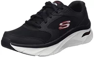 Trampki męskie - Skechers Męskie trampki BKRD 232501, czarna skóra/tkanina/Duraleather, 12 UK - miniaturka - grafika 1