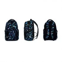 Plecak Szkolny Młodzieżowy Czarno-Niebieski Space Cat - Plecaki szkolne i tornistry - miniaturka - grafika 1