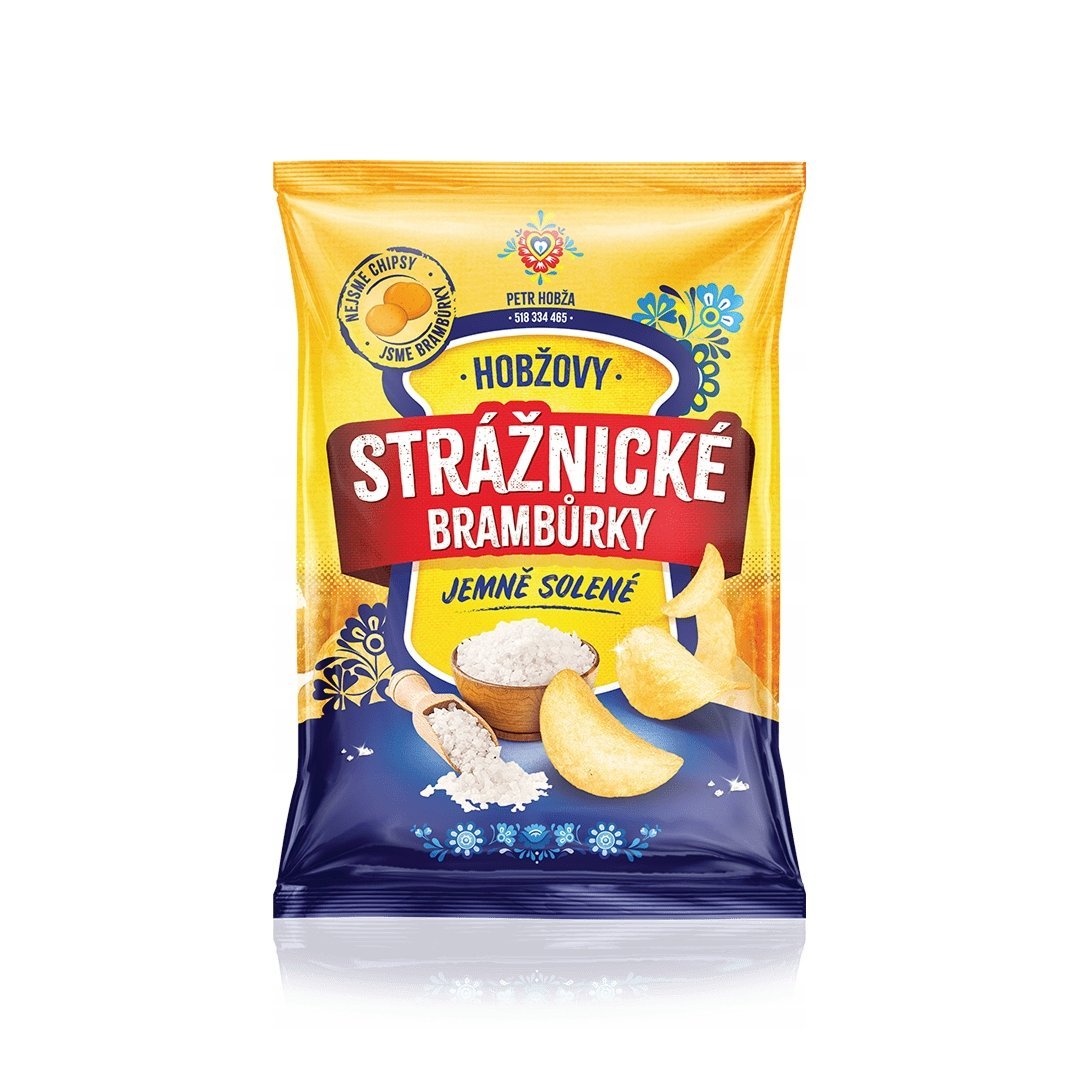 Straznicke Bramburky chipsy solone czeskie 60g