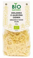 Makaron - Makaron krajanka 2-jajeczna cienka BIO 250g - miniaturka - grafika 1